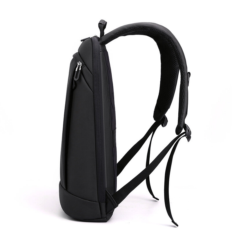 Ultra-fino ombro portátil mochila 14 polegadas bolsa para portátil unisex negócios escritório mochila fina