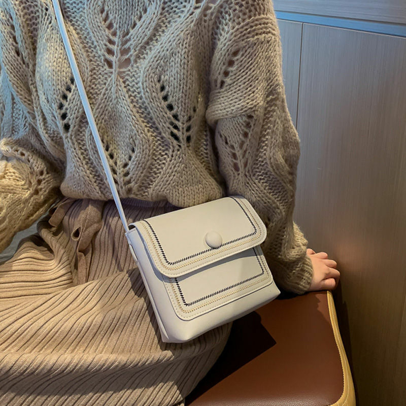 HOUZHOU Crossbody Bag for Women Designer 2021 Fashion Leather Shoulder Japanese Harajuku Kawaii Vintage