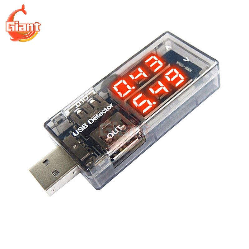 LED Digital Voltmeter Ammeter DC 5V 3V-7.5V 0-2.5Aเครื่องทดสอบแรงดันไฟฟ้าเมตรอะแดปเตอร์Detector USB Charger Doctor