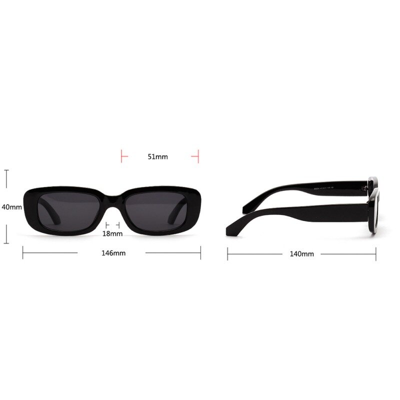 Gafas de sol de estilo Punk para mujer, anteojos de sol femeninos de estilo Retro, ovalados, pequeños, con montura de PC, lentes de viaje AC