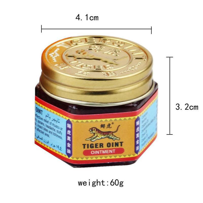 Red White Tiger Balm Ointment For Headache Toothache Stomachache Painkiller Muscle Relieving Lion Balm Dizziness Essential Balm
