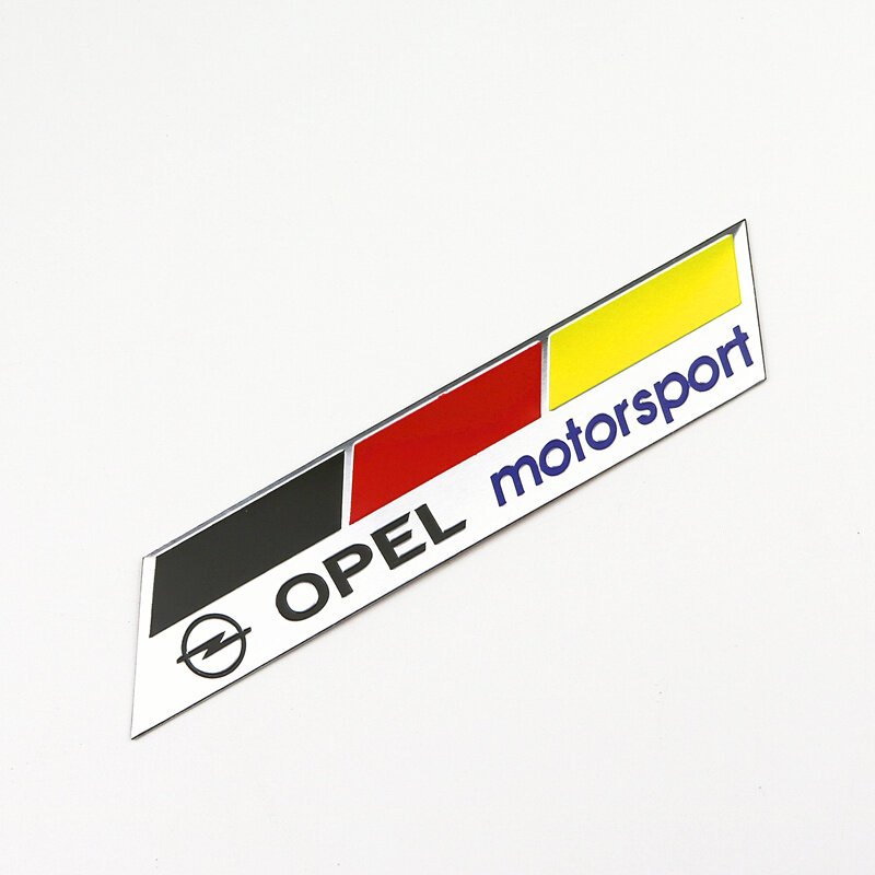 Pegatina de emblema de maletero lateral de coche de Metal para logotipo de Opel, Astra H, Corsa, Meriva, Mokka, Ampera, Zafira, Agila, Vectra, Omega, Vivaro, Antara