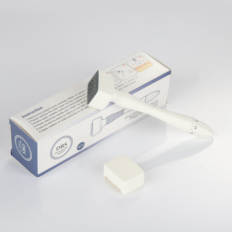 Nieuwe Verstelbare Naald Lengte 140 Roestvrijstalen Naald Derma Roller Stempel Microneedle Voor Anti-Aging Therapie Huidverzorging