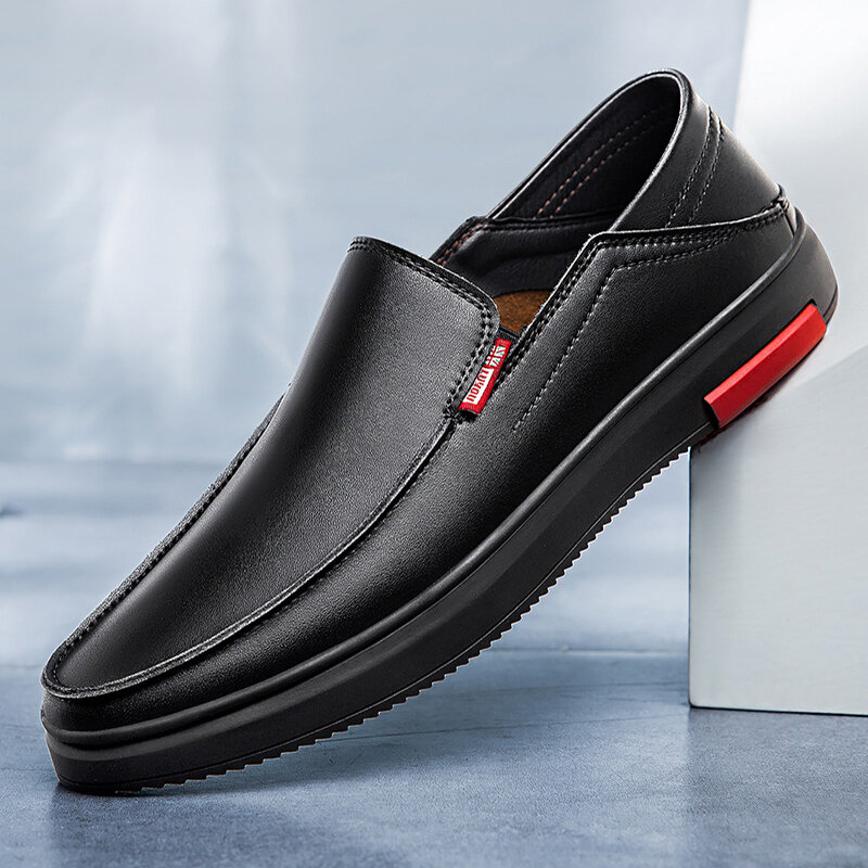 2021 neue Sommer Männer Schuhe Luxur Leder Slip Auf Boot Schuhe Mode Marke Casual Skateboard Schuhe Loafers Mokassins Große Größe