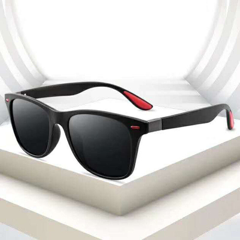 Neue Klassische Polarisierte Sonnenbrille Quadratischen Rahmen Sonnenbrille Männlichen Goggle UV400 Fahrer Brille Sonnenbrille Luxus Sonnenbrille
