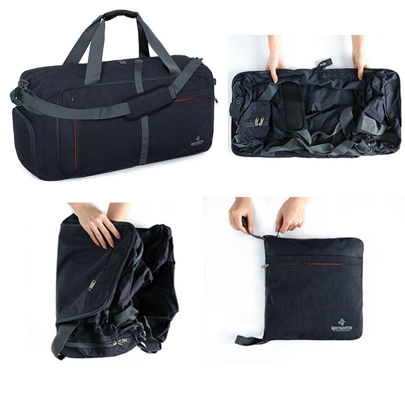 115L Camo składana torba podróżna BagWeekender torba z butami komora dla mężczyzn kobiety torba sportowa wodoodporna siłownia treningowa