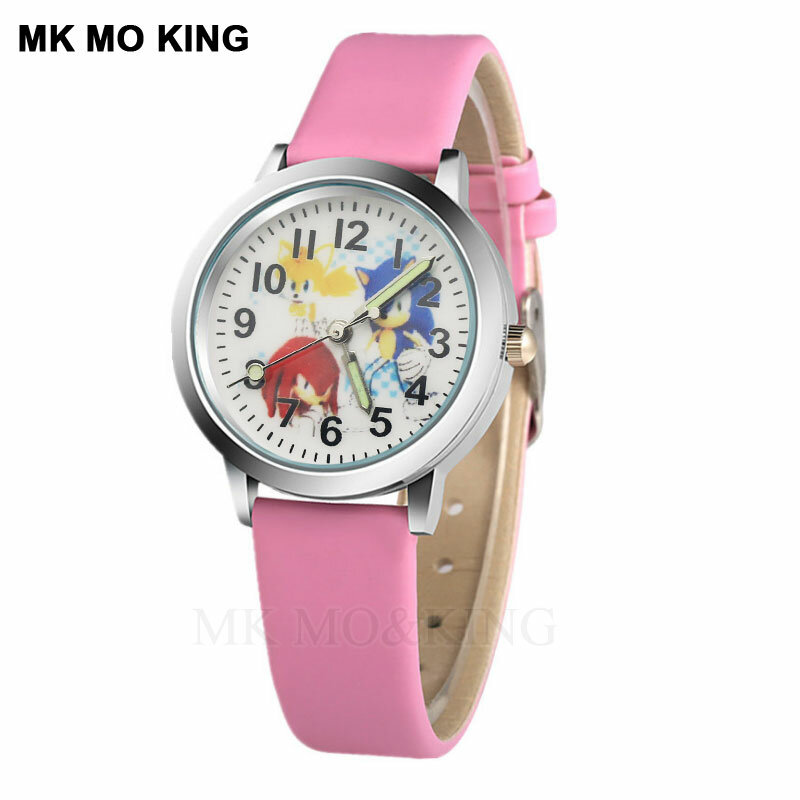 럭셔리 역할 빛나는 애니메이션 만화 엘프 스포츠 키즈 시계, 귀여운 어린이 소년 소녀 석영 손목 시계 선물 2020