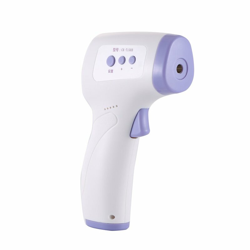 Pistola de temperatura infrarroja Digital para niños y adultos, pantalla LCD sin contacto, medición de la temperatura de la oreja y la frente, disponible en EE. UU.