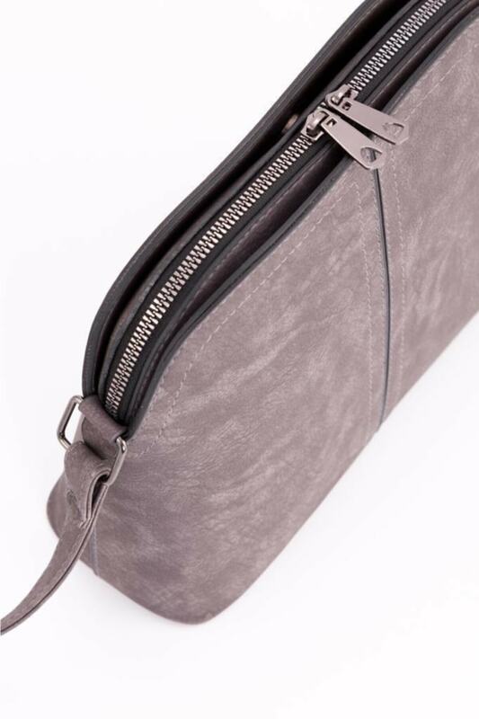 Женская серая кожаная сумка через плечо 2021, модная трендовая Водонепроницаемая повседневная женская сумка через плечо из бархатной кожи