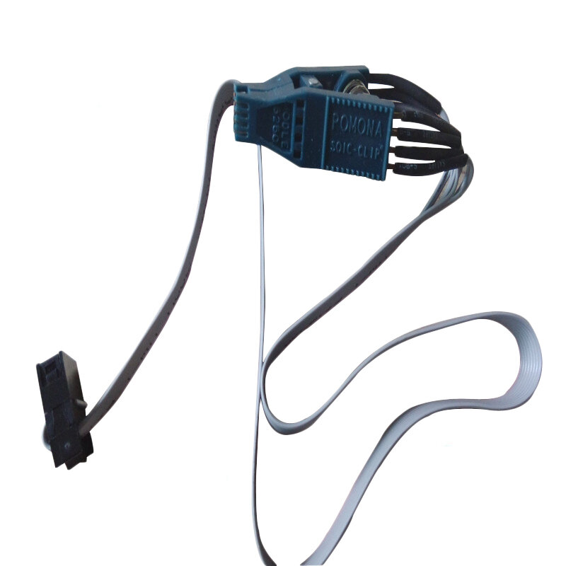 Pomona Soic Clip 2021 (pour tacho pro 5250) 8 broches, clip de test soic8, câble de diagnostic de voiture et connecteur, haute qualité, 2008