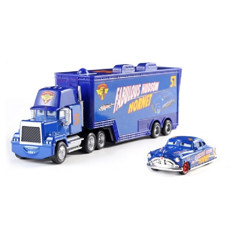 Disney Pixar Cars 2 3 Toys Lightning McQueen Jackson Storm Mack Uncle Truck 1:55 Diecast Model Car Toy Children Christmas gift
