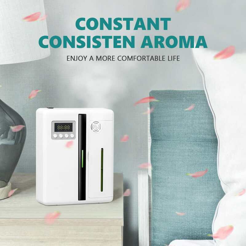 300m ³ Lntelligent Aroma เครื่องหอม160Ml ฟังก์ชั่นจับเวลากลิ่นหน่วย Essential น้ำมัน Aroma Diffuser สำหรับ Home Hotel Office