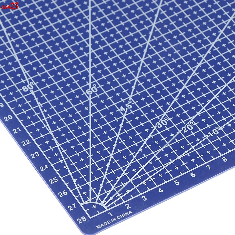 New 1Pcs 45cm X30cm A3 Pvc Rectangular Cutting Mat Grid Line Tool Plastic