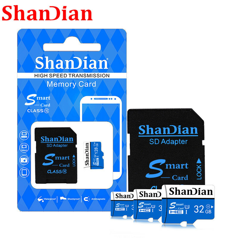 Cartão de memória micro sd classe 10, 128gb 8gb 16gb 32 gb 64gb sdhc sdxc tf, para smartphone