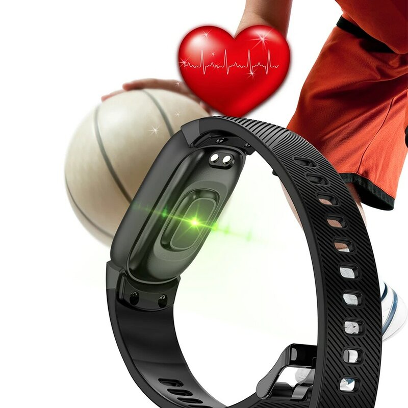 Nowe sportowe wodoodporne inteligentne zegarki damskie pasek do inteligentnej bransoletki monitor tętna bluetooth smartwatch fitness z nadajnikiem