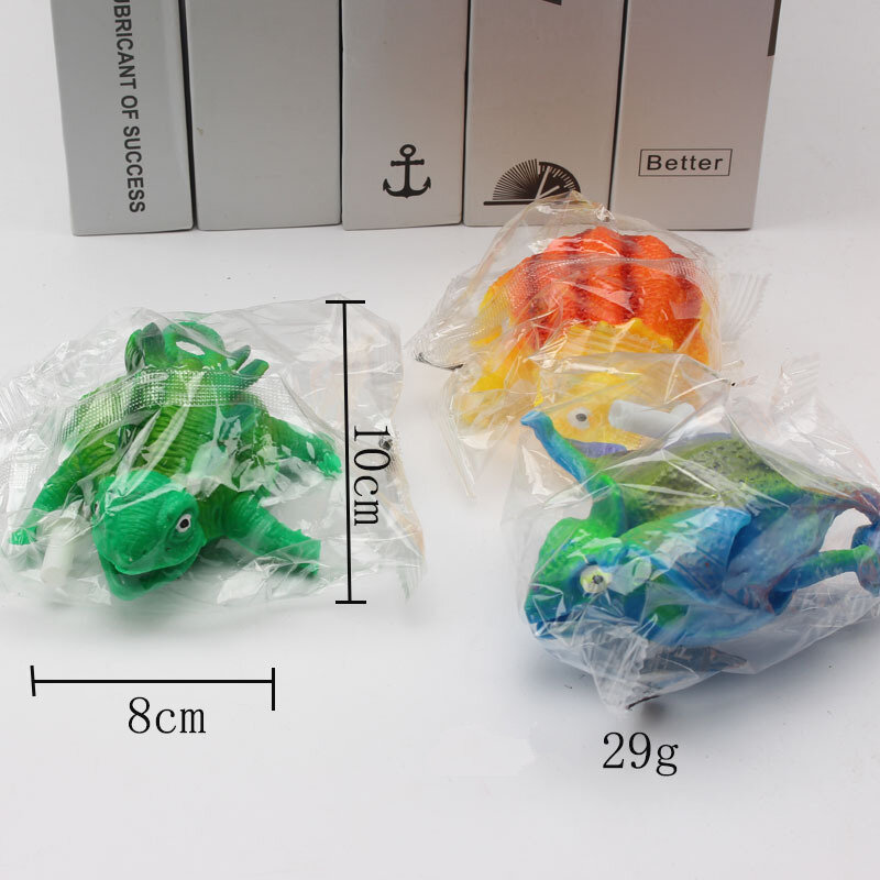 Gaya Baru Mainan Dinosaurus Licin Antistress Mainan Hewan Tiup Balon Bola Lembut Tekan Lucu Hadiah Anak-anak Mainan Halloween