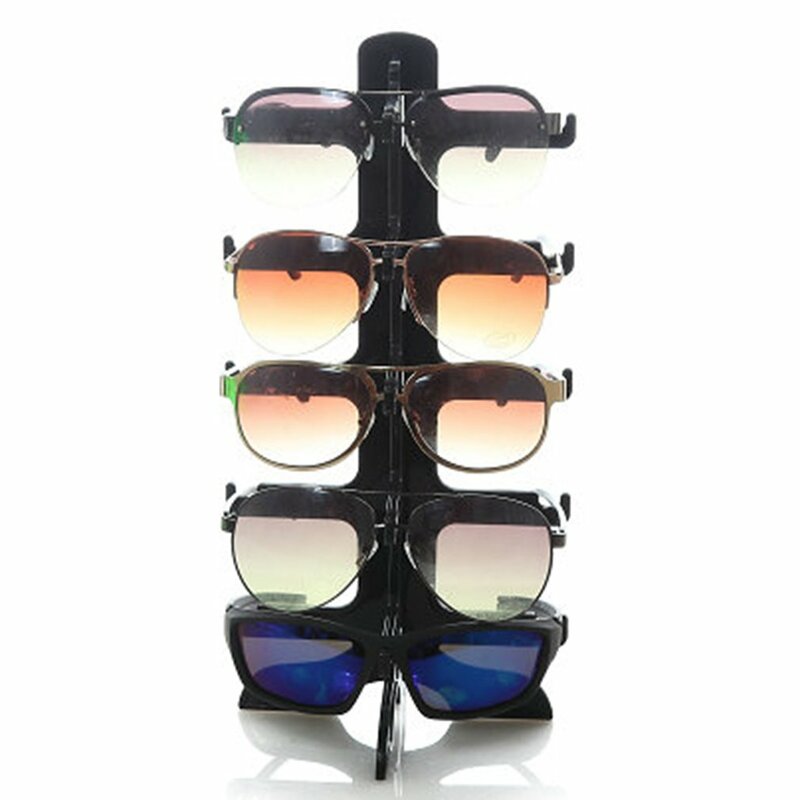 4 Layer Plastic Frame Display Stands 3 Kleuren Fashion Zonnebril Brillen Plastic Eyewear Teller Toont Stand Houder Rack