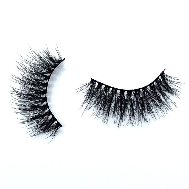 3D mink lashes natural handmade volume soft false lashes long crisscross eyelash extension resuable mink eyelash makeup EP20