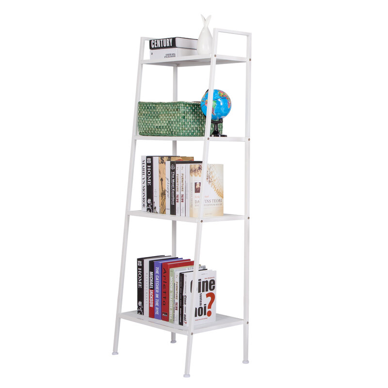 Erweitern 4 Tiers Bücherregal Bücher Zeitschriften Lagerung Display Regal Bücherregal Indoor Blume Regal Anlage für Home Office Kostenloser versand