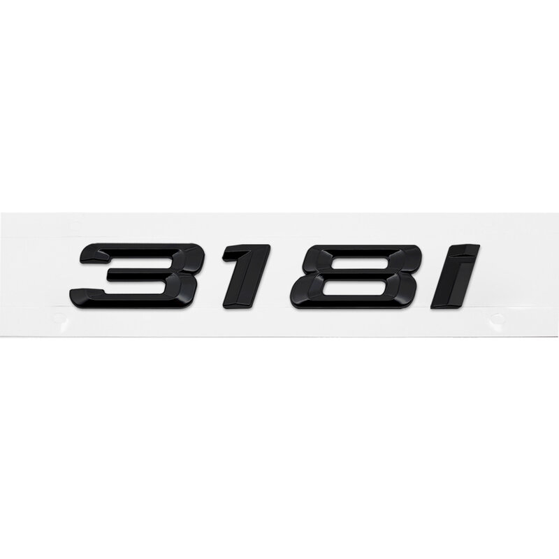 Pegatina de Metal para el maletero del coche, pegatina con letras 3D para BMW Serie 3, 318i, 320i, 323i, 325i, M3, E32, E34, E36