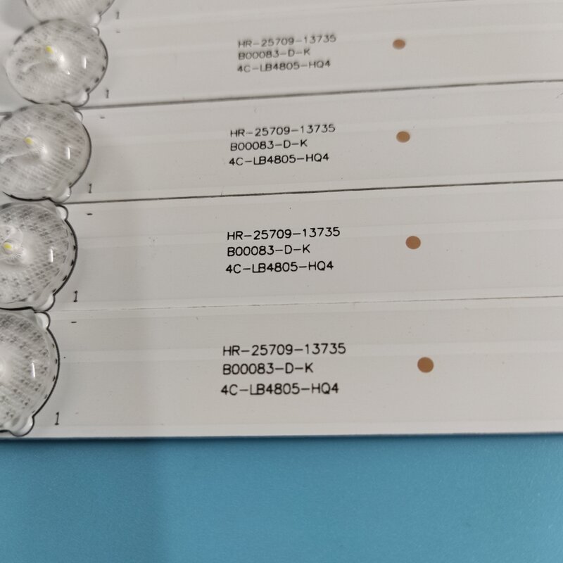 Kit de bande de rétro-éclairage LED, 8 pièces, 5LED, pour 48FS3750 V2 TOT-48D2700-8X5 YHE-4C-LB4805-YH1CK HQ4 LE48M4S1, nouveau