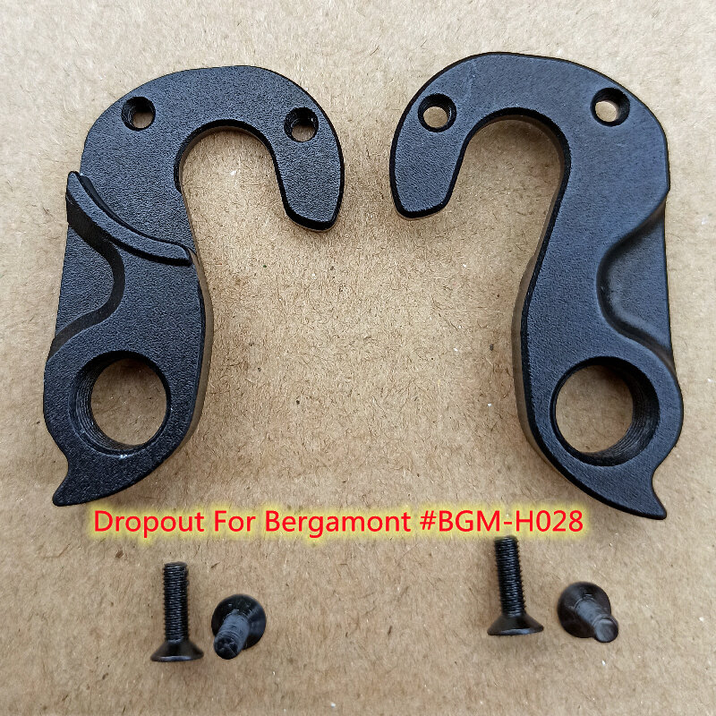 1pc peças de bicicleta cnc mech dropout para pilo d718 bergamont # BGM-H028 cx prime quadro carbono mtb engrenagem desviador gancho