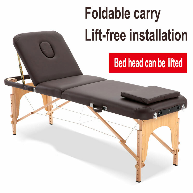 Mesa de massagem dobrável mesa de massagem cadeira de massagem cama de massagem 3 dobra mesa de massagem dobrável