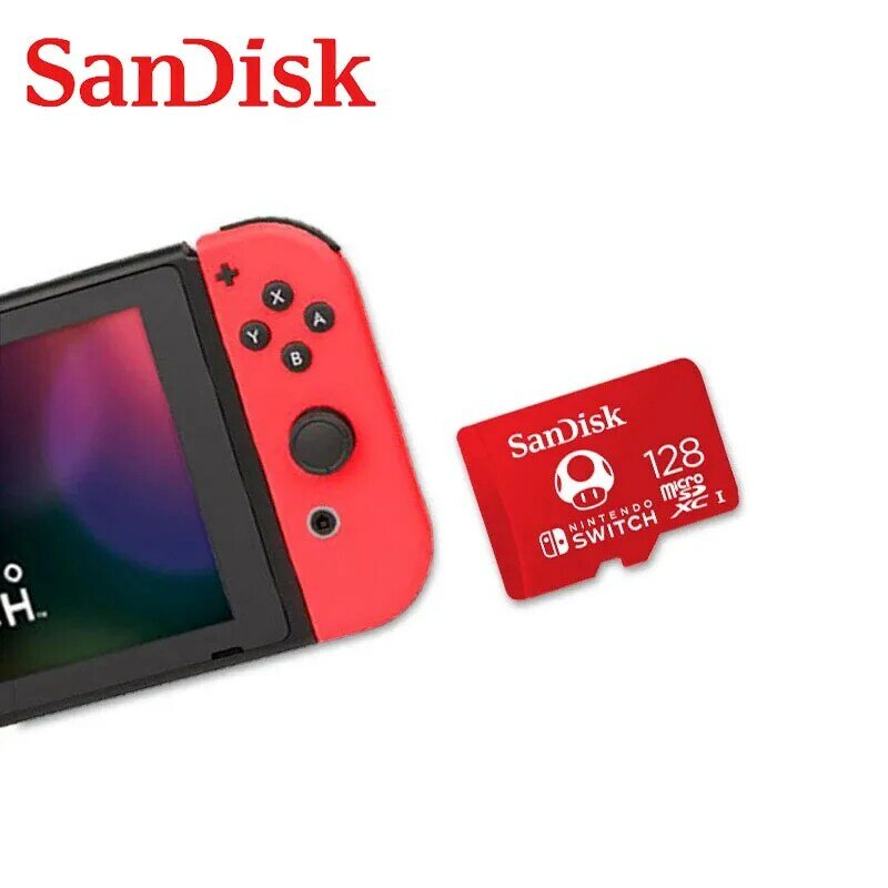 SanDisk-tarjeta de memoria para Nintendo Switch, 256GB de 128GB, 64GB, microsd, TF, SDXC, UHS-I con adaptador, nuevo estilo