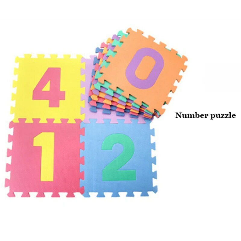 26 pçs/set das Crianças EVA Espuma Frutas Tapete Alfanumérico Desenvolvimento Enigma Tapete Esteira Do Jogo Do Bebê Chão Rastejando Tapete Esteira do Enigma