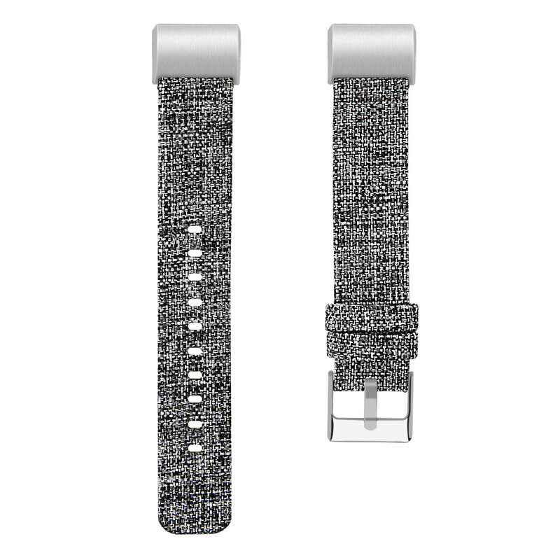 Pulseiras de relógio para fitbit carga 2 cinta lona respirável substituição pulseira para fitbit carga 2 correa fitbit relógio 64002