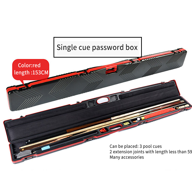 OMIN High3/4 stecca da biliardo accessori da biliardo possono mettere 2 stecche da biliardo una stecca da biliardo Password di qualità scatola da biliardo