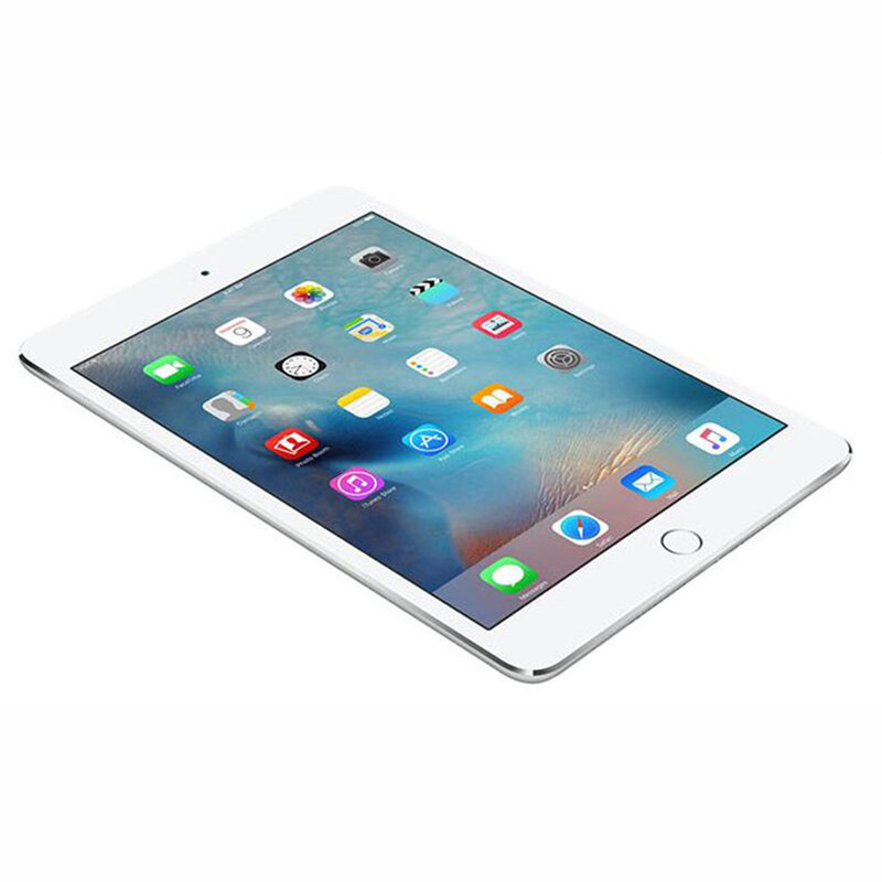 Apple iPad Mini 4 Pabrik Dibuka Asli Tablet WIFI Versi 7.9 "Dual-Core A8 8MP RAM 2GB ROM 128GB Sidik Jari