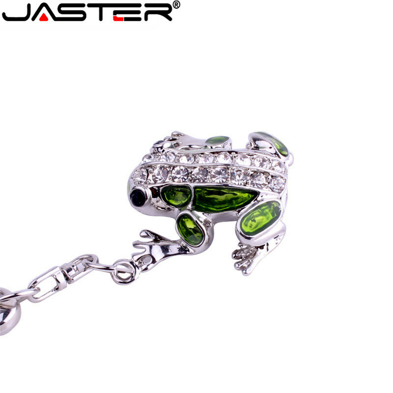 JASTER-unidad flash usb, pendrive de metal, Rana, cristal, 4GB, 8GB, 16GB, 32GB, 64GB, disco U, USB 2,0, Envío Gratis