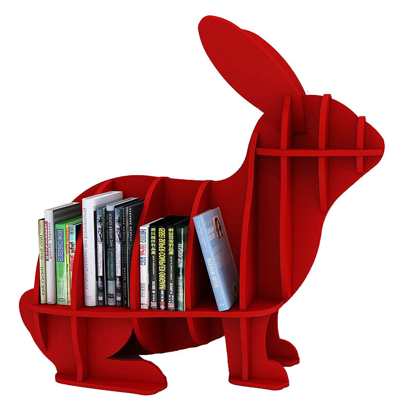 NEW2021Rabbit-Shaped Kinder Buch Rack Bücherregal Lagerung Regal Kinder & Bücherregal Für Home Shop Kindergarten Schule Dekoration