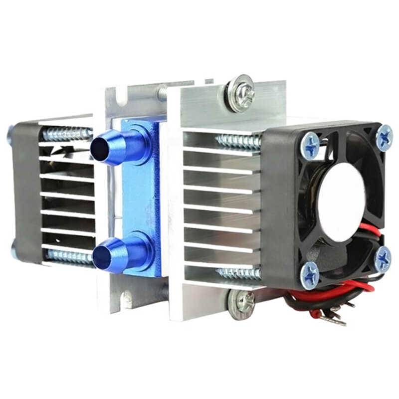 1 Set Mini Condizionatore D'aria Kit FAI DA TE Termoelettrico Peltier di Raffreddamento di Refrigerazione Sistema di Raffreddamento + Ventola di raffreddamento per Set di Strumenti di Casa