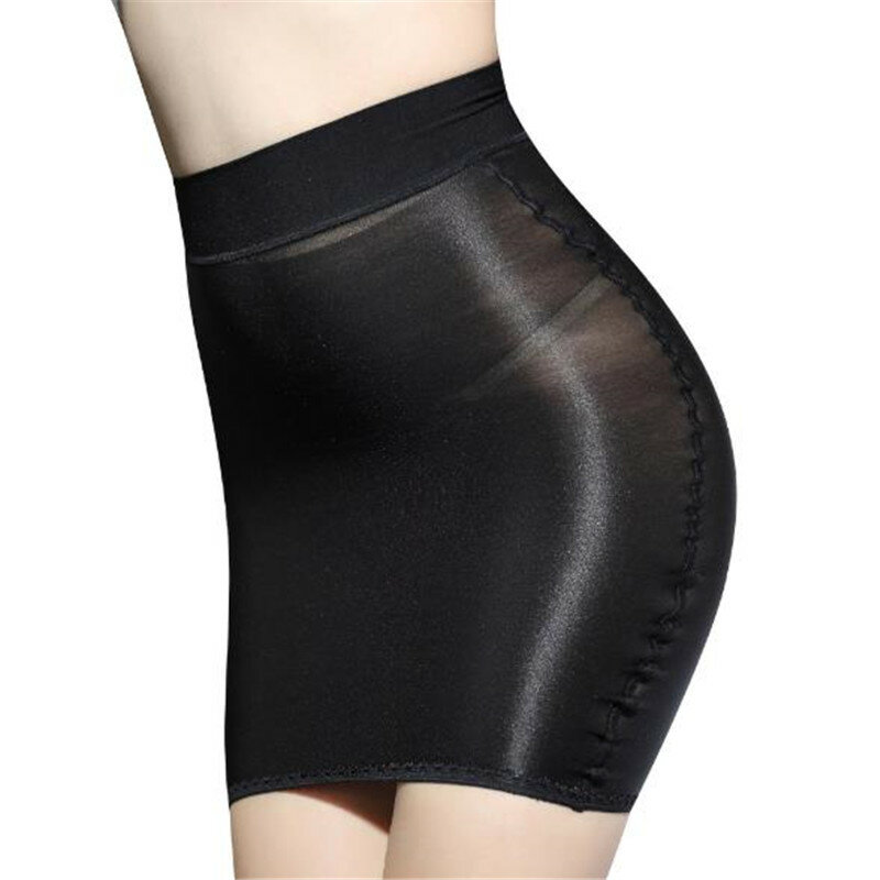 Minifalda corta transparente para mujer, Micro falda negra, transparente, ajustada, para Club nocturno