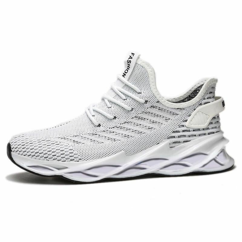 New Mesh Men's Shoes Breathable Men's Summer Flying Knit Men's Shoes Casual Men's Sports Shoes Men's Outdoor Running Shoes