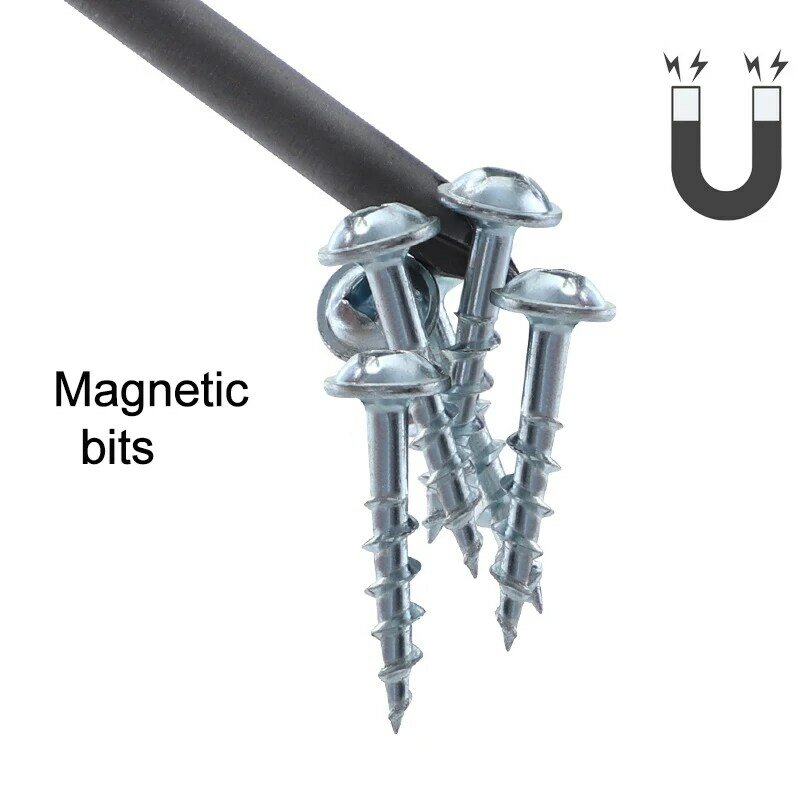Conjunto de chave de fenda de 12 peças com chave de fenda de aço de liga magnética s2 bit chave de fenda elétrica de alta qualidade primeiro lote