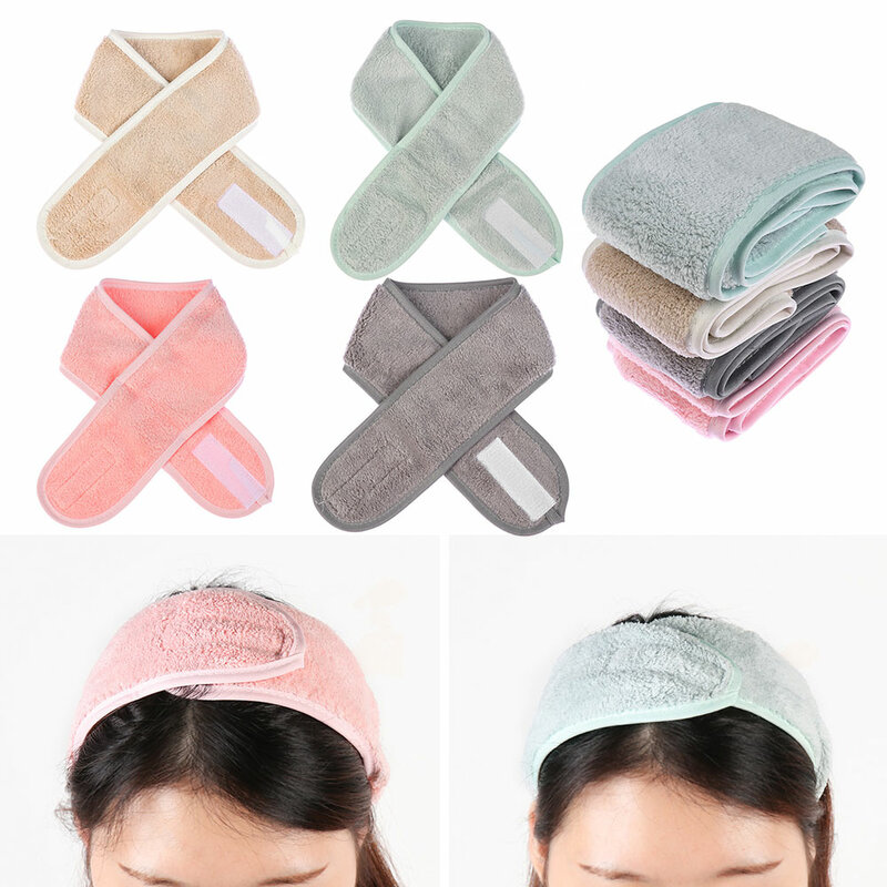 Turban de maquillage pour cils, vente en gros, accessoires de Salon de SPA, beauté, lavage, écharpe, Turban