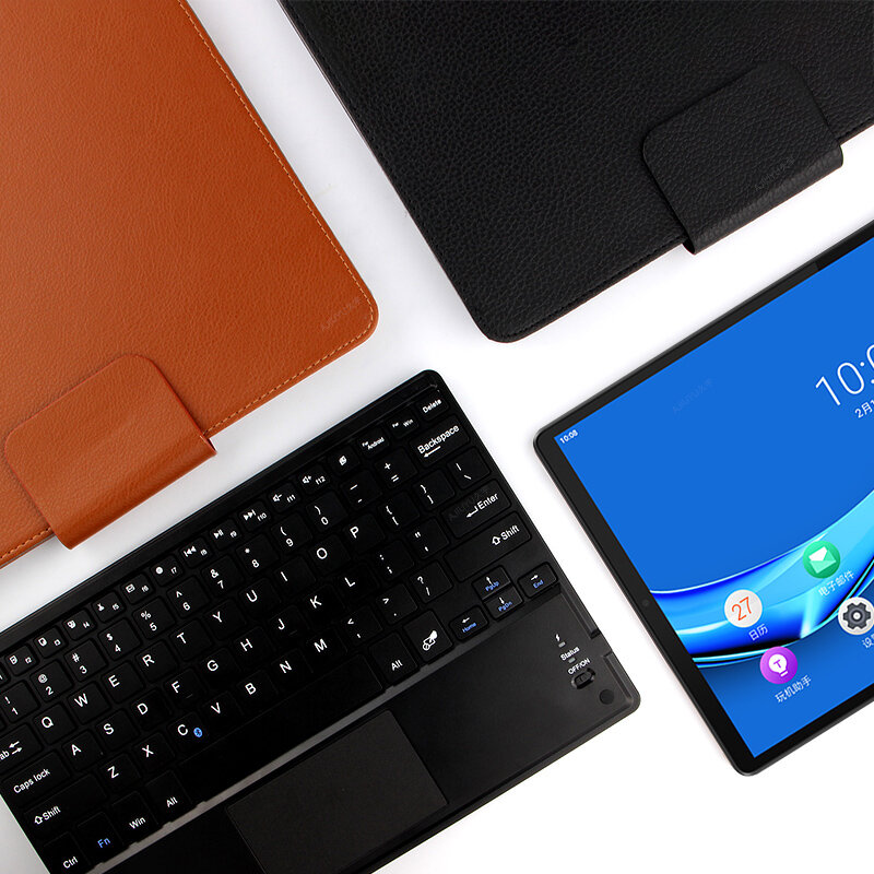 Étui pour Lenovo Tab M10 FHD Plus, clavier Bluetooth sans fil TB-X606F TB-X606X 10.3 pouces tablette housse détachable magnétiquement