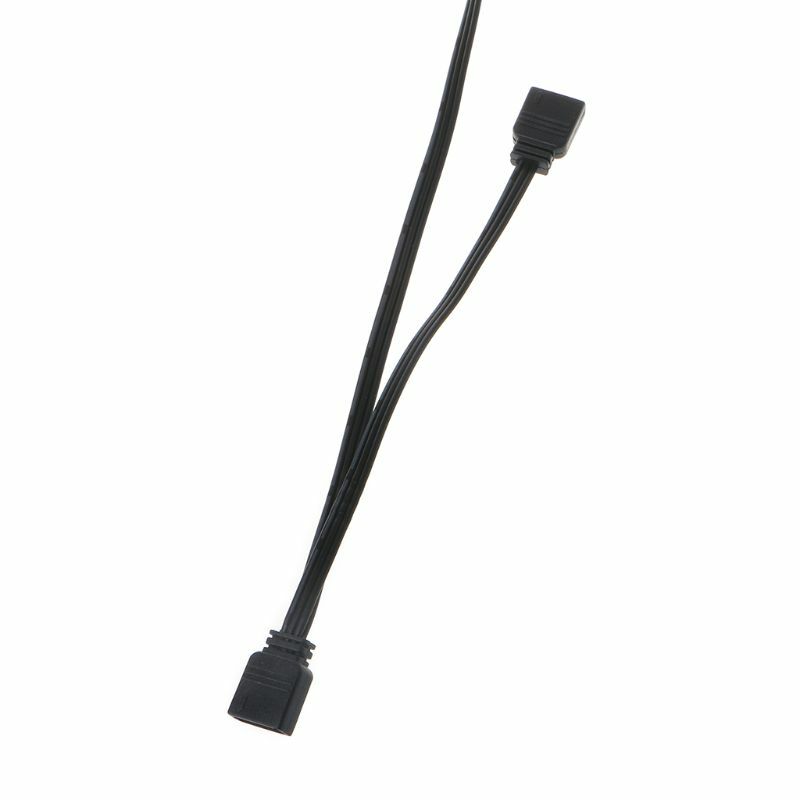 ARGB Control-adaptador de Cable de extensión para placa base AURA as-us/MSI, 5V, 3 pines, envío directo