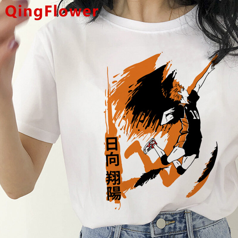 Camiseta de Haikyuu Oya para mujer, ropa con estampado vintage, japonesa, tumblr