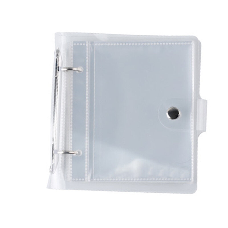COO NOTE-크리에이티브 귀여운 투명 루스 리프 핸드북, 학생 휴대용 노트북 링 바인더 카와이 학교 용품