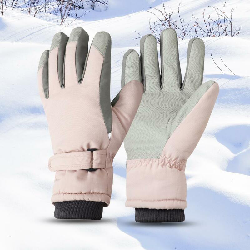 Guantes impermeables para esquí de invierno, 2 colores, cálidos, para motociclismo y nieve, para exteriores
