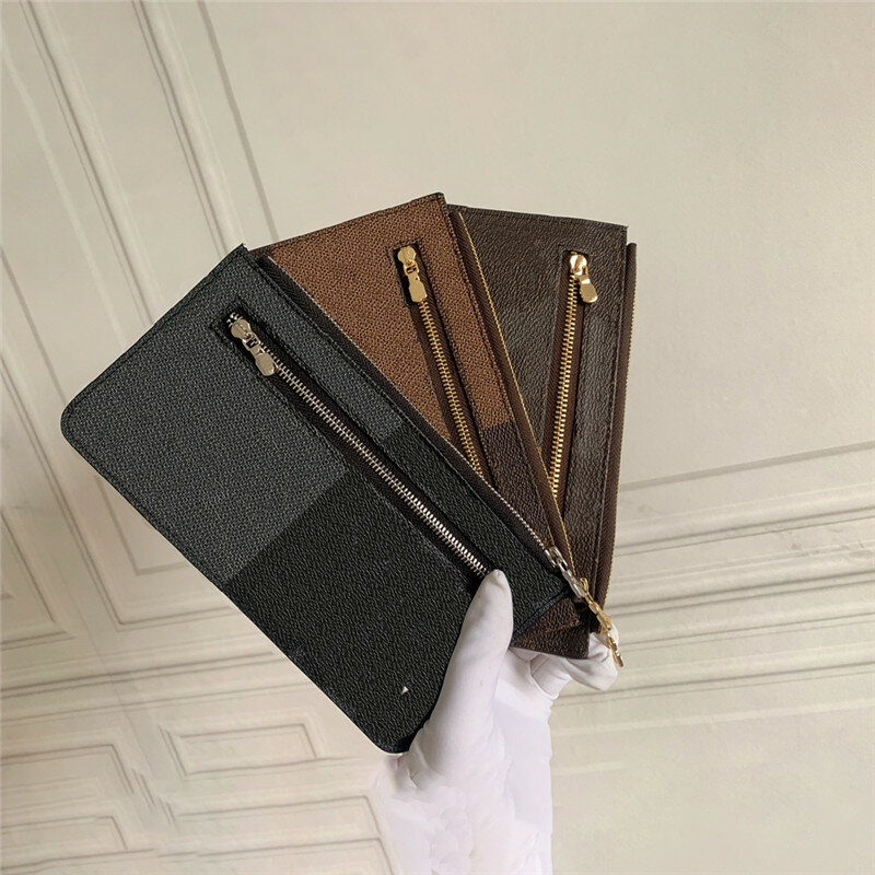 Luxus Einfache ändern tasche brieftasche drei karte slots, eine große hinweis slot und eine seite pull mode handtasche mit geschenk box delibery