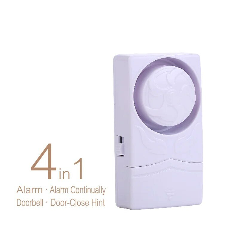 Alarma magnética para puerta y ventana, alarma antirrobo de seguridad para el hogar