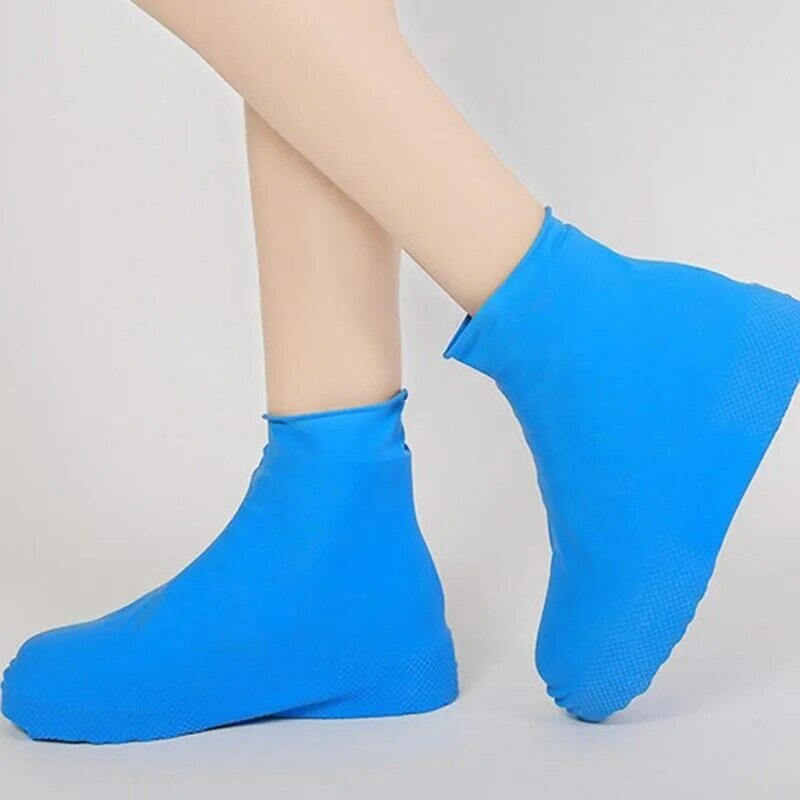 신발 여행을위한 실리콘 레인 커버 야외 휴대용 재사용 가능한 실리콘 신발 커버 Overshoes Unisex 신발 액세서리