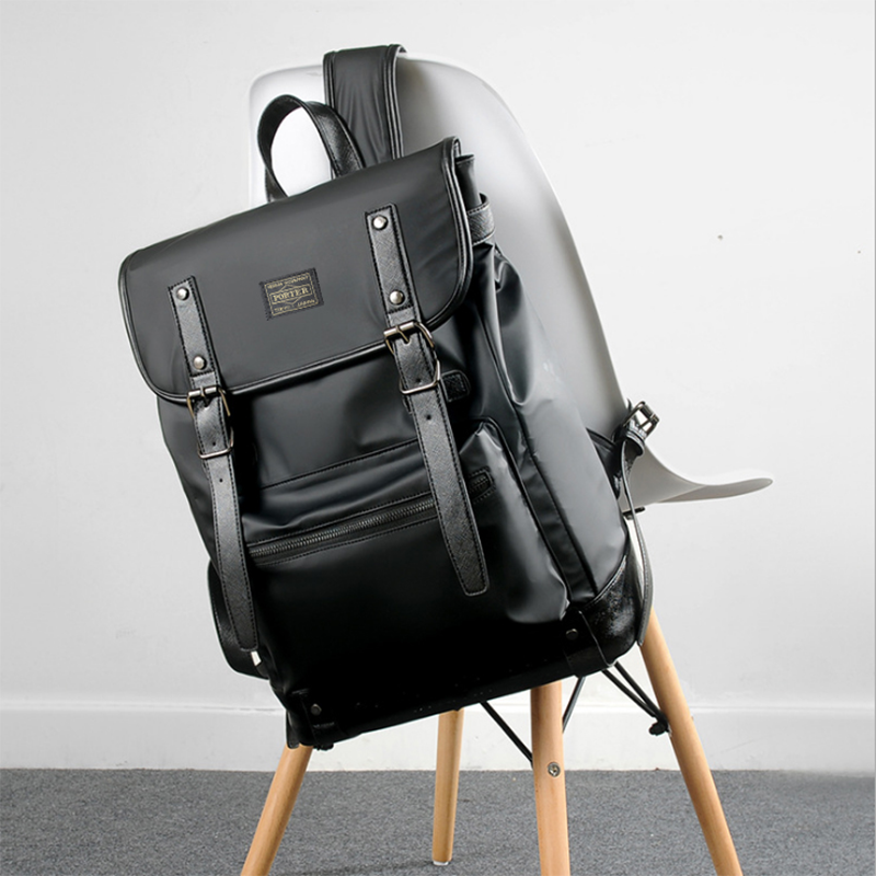 حقيبة ظهر عصرية للرجال من البولي يوريثان موديل 2021 حقيبة ظهر للبنات من الجلد للحاسوب المحمول حقيبة ظهر للسفر والتنزه