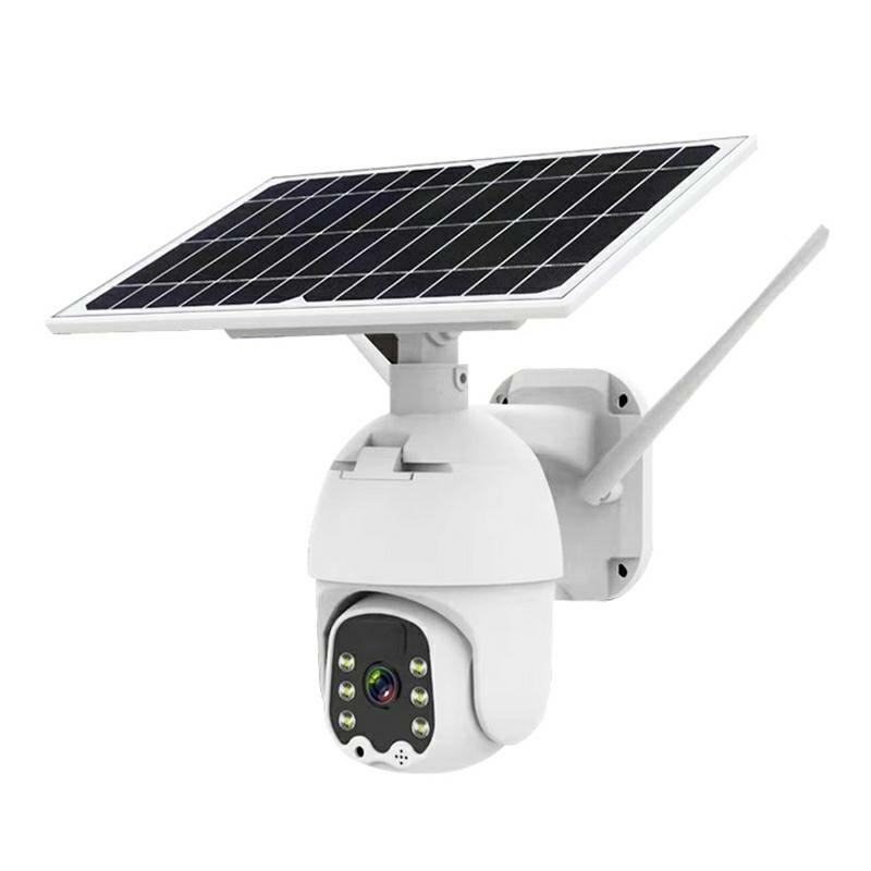 Solar Powered Smart WiFi Home Security Camera System Wireless mit PIR Motion Detection Night Vision IP65 Wasserdicht