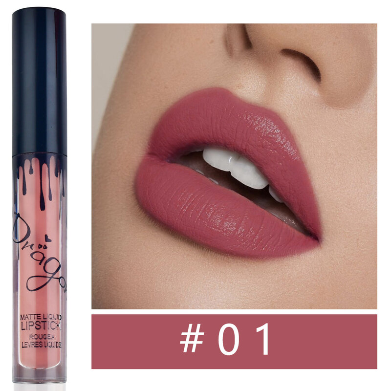 1Pcs Glitter Shimmer Lipstick Long Lasting Waterproof Color Lip Gloss Beauty Cosmetic Metallic Luster Liquid Lipsticks